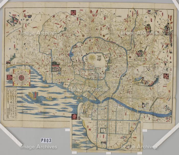T-2164 古地図 分間 懐宝御江戸絵図 文化10年 須原屋茂兵衛版 T-2164 古地図 分間 懐宝御江戸絵図 文化10年 須原屋茂兵衛