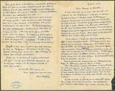 Lettre à Maurice Rapin datée du 9 mai 1956  "Sabre et Saucisse casquée"