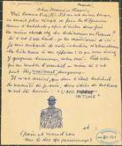 Lettre à Maurice Rapin datée du 7 janvier 1958  "L’Ami intime"