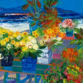 La fleuriste de la plage Saint-Tropez