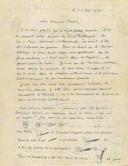 Lettre à Maurice Rapin datée du 22 mai 1958 "Les vacances de Hegel"