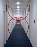 Double arc de cercle pour couloir