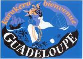Guadeloupe bienvenue (bleu)
