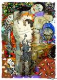Tu peins et je rêve - inspiration d'après Klimt
