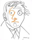 Sans titre (portrait de Raymond Queneau)