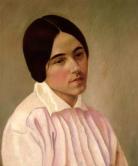 Portrait de Jeanne à la blouse rose