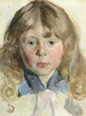 Portrait d'Emile enfant (aux cheveux longs)