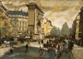 Paris 1900， les boulevards， Porte St. Denis