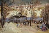 Paris 1900， le jardin du Luxembourg