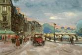 Paris 1900， Quai des Grands-Augustins