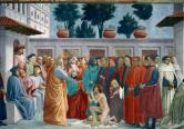 テオフィルスの息子の蘇生と教座のペテロ