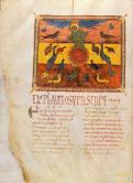 The Angel Standing in the Sun (Apoc. 19:17-18). Commentary on the Apocalypse by Beatus de Liebana.