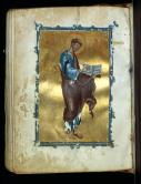 St. Luke. Gospels， in Greek， vicinity of Constantinople， 13th c. Ms. M.340， f.145v.