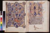 Page with Psalm 1 (Beatus Vir)， Windmill Psalter. England (London)， c.1270-80