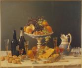 Still Life. Grapes in Dish, ca. 1850