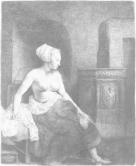 Woman Beside the Stove