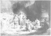 Christ Healing the Sick. Etching