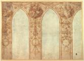 Design for a mural decoration for the Town Hall of Nuremberg. 1521. 