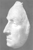 Life Mask of George Washington， profile， facing left. Virginia. 1785. Plaster.