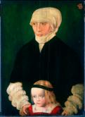 マルガレーテ・ウルミラーと娘の肖像