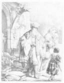 Abraham Casting out Hagar and Ishmael. 