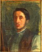 Self-Portrait in a Brown Vest， c.1856. 