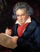 Ludwig van Beethoven (1770-1827) Composing his 'Missa Solemnis'