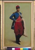 軍服を着たクロード・モネの肖像