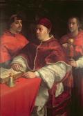 ラファエロ《ラファエロの教皇レオ10世と2人の枢機卿》の模写