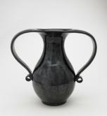 耳口形の花瓶、瀬戸、京都府または愛知県、江戸時代または明治時代