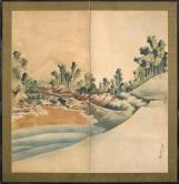 江の島の富士図、江戸時代