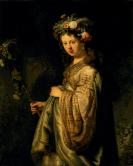 Saskia as Flora, 1634 (oil on canvas)