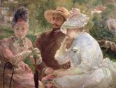On the terrace at Sevres, 1880