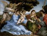 幼児キリストを抱くマリア、聖カタリナ、聖ヤコブ