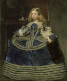 青いドレスのマルガリータ王女