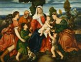 聖家族、トビアスと大天使、聖ドロテアと幼い洗礼者聖ヨハネ