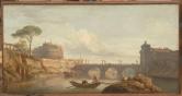 Le Pont et le château Saint-Ange à Rome