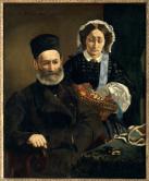 オーギュスト・マネ夫妻の肖像