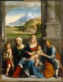 聖家族と聖エリザベス，聖ヨゼフ