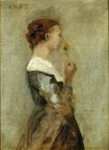 Woman with Flower