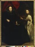Portrait of a Genoese Woman and Her Daughter