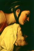 Madonna dell'Impannata (Madonna of the Cloth Window Covering) - detail (girl)