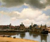View of Delft from the Rotterdam Canal