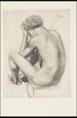 Study of a Seated Male Nude 